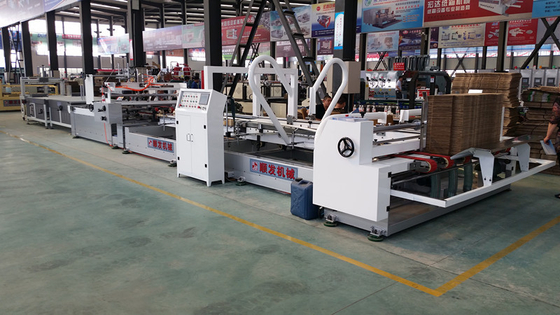 Chiny W pełni automatyczna maszyna do sklejania kartonów / Maszyna do klejenia pudełek tekturowych dostawca
